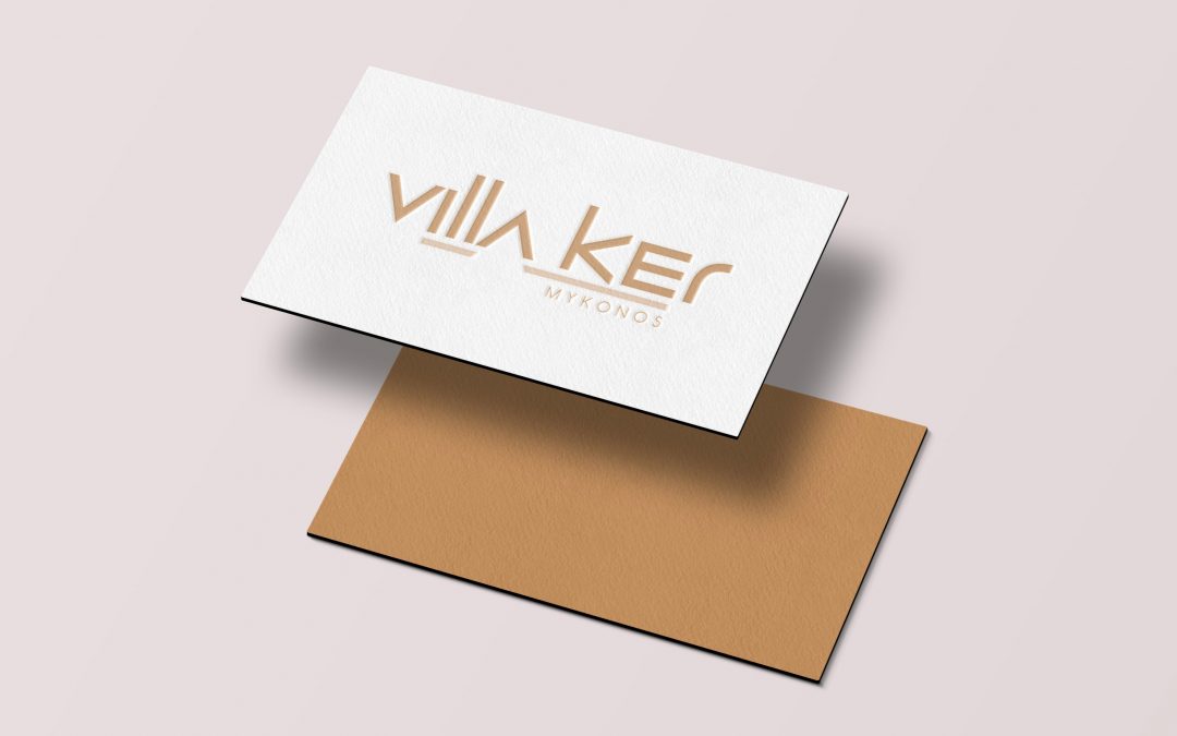 Villa KER; branding, 2019