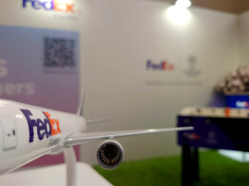 Booth Design for FedEx, ECDM EXPO,2023