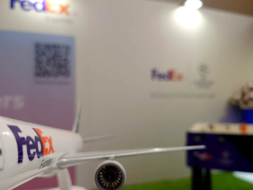 Booth Design for FedEx, ECDM EXPO, 2023